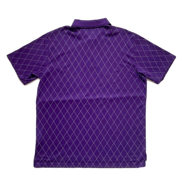 The Foundry Supply Co Men’s Golf Polo Shirt Purple - XXL 2XL Tall - Picture 3 of 6